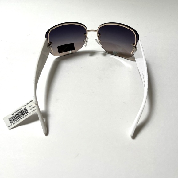 New Original GUESS Wrap Around Sunglasses GO00034 Acetate Embossed White - Picture 3 of 6